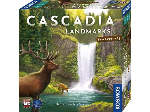[90315555 1601247] Kosmos Familienspiel Cascadia: Landmarks -DE-