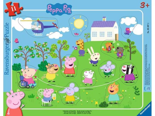 [90315647 1556328] Ravensburger Kleinkinder Puzzle Seilspringen mit Peppa Wutz
