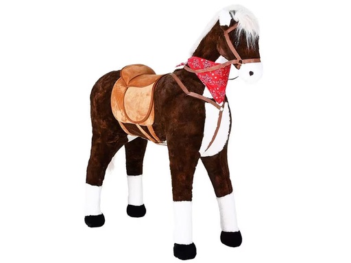 [90315681 1612817] Knorrtoys Stehpferd XXL «Winnie» Braun