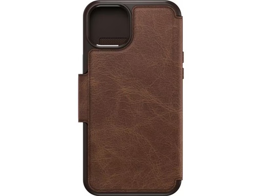 [90315804 1599349] Otterbox Book Cover Strada iPhone 15 Plus Braun