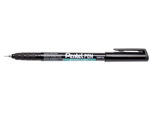 [90005147 1178289] pentel Fineliner Green Label 0.6 mm 0.6 mm, Schwarz