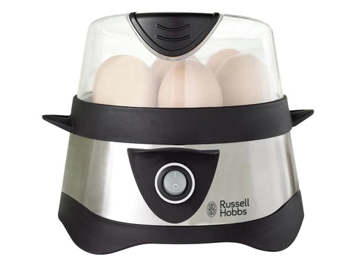 [90051695 384842] Russell Hobbs Eierkocher 14048-56 7, Schwarz/Silber