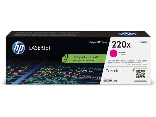 [90316682 1610906] HP Toner Nr. 220X (W2203X) Magenta