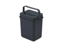 Müllex Komposteimer Boxx 5 l, komplett, Schwarz