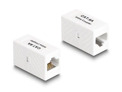 [90316797 1625544] Delock Kupplung RJ45 - RJ45, Cat.6A, UTP 1 Stück