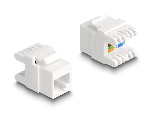 [90316861 1625535] Delock Keystone-Modul Cat.6A, werkzeugfrei, Buchse RJ-45, LSA