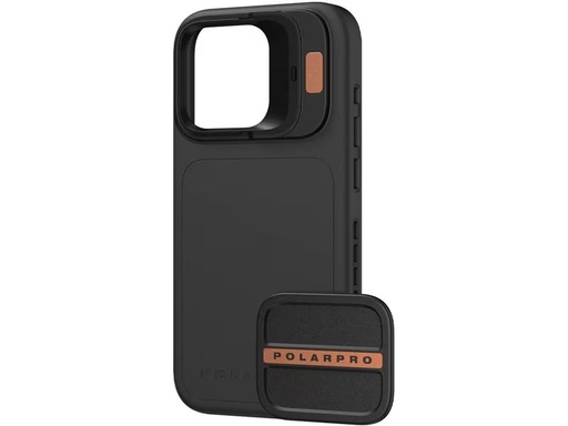 [90317222 1625249] PolarPro iPhone 15 Pro Max LiteChaser 15 Case – Schwarz