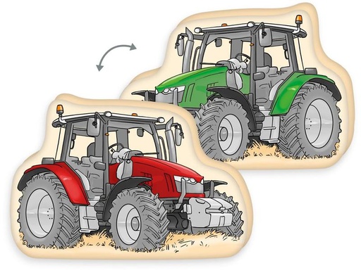 [90317426 1617738] Herding Kissen Traktor 24 x 36 cm, Mehrfarbig
