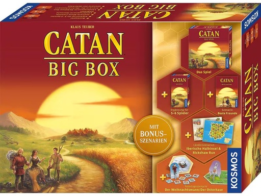 [90317689 1620535] Kosmos Familienspiel Catan – Big Box -DE-