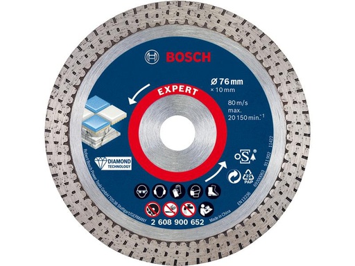 [90317848 1604207] Bosch Professional Diamanttrennscheibe EXPERT HardCeramic, 76 mm