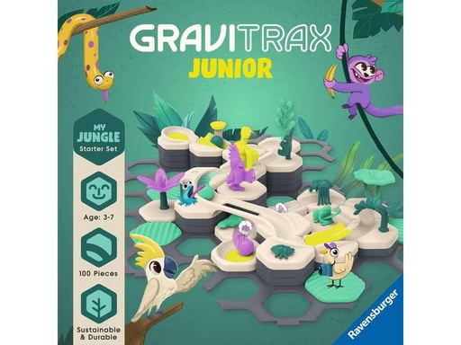 [90318044 1556435] Ravensburger Kugelbahn GraviTrax Junior Starter-Set L Jungle