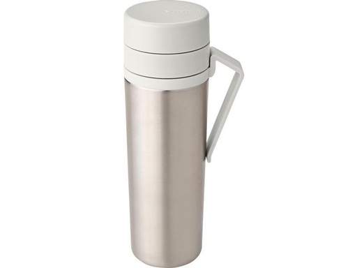 [90318231 1626385] Brabantia Thermosflasche Make &amp; Take 500 ml, Hellgrau/Silber