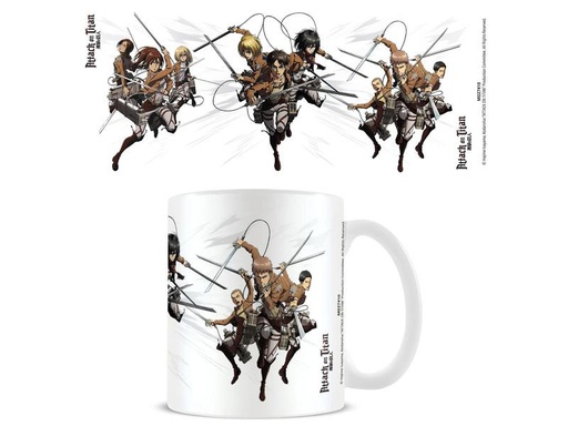 [90318332 1613078] Pyramid Attack on Titan Character Tasse