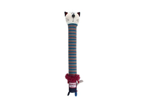 [90318353 1618157] GiGwi Hunde-Spielzeug Crunchy Neck, Katze M, Blau