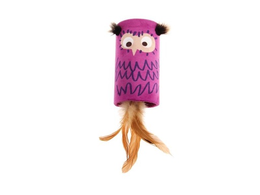 [90318376 1618152] GiGwi Katzen-Spielzeug Melody Chaser, Eule, Pink