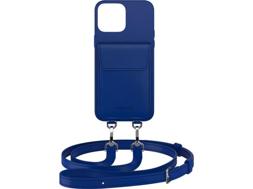 [90318409 1622258] Urbany's Necklace Case Handekette+ iPhone 15 Plus Atlantic Ocean