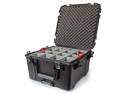[90318571 1556118] Nanuk Kunststoffkoffer 970 - mit Trennwand Schwarz