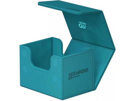 [90318669 1629063] Ultimate Guard Kartenbox XenoSkin Sidewinder Monocolor 100+ Petrolblau
