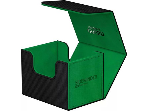 [90318760 1629071] Ultimate Guard Kartenbox XenoSkin Synergy Sidewinder 100+ Schwarz/Grün