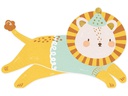 Partydeco Papierservietten Löwe 16 cm x 10 cm, 20 Stück