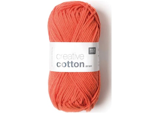 [90005172 1156801] Rico Design Wolle Creative Cotton Aran 50 g, Fuchs