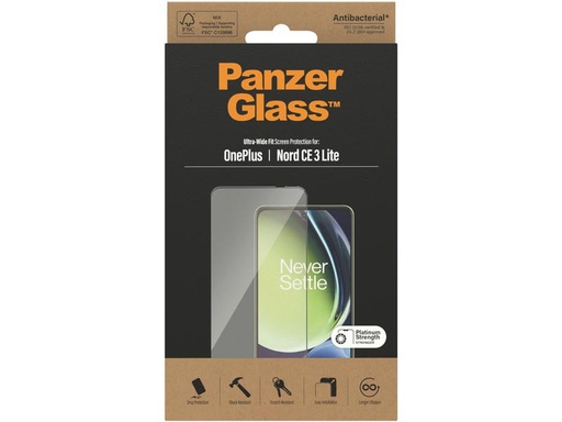 [90319122 1602091] Panzerglass Displayschutz Ultra Wide Fit Nord CE 3 Lite