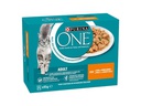 Purina ONE Nassfutter ADULT in Sauce Huhn/Bohnen, 12 x 85g