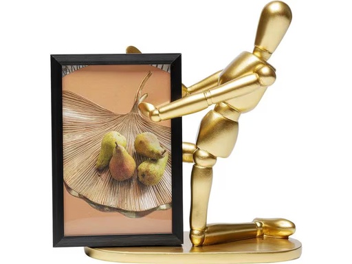[90319184 1626561] Kare Bilderrahmen Proudly Gold/Schwarz, 10 x 15 cm