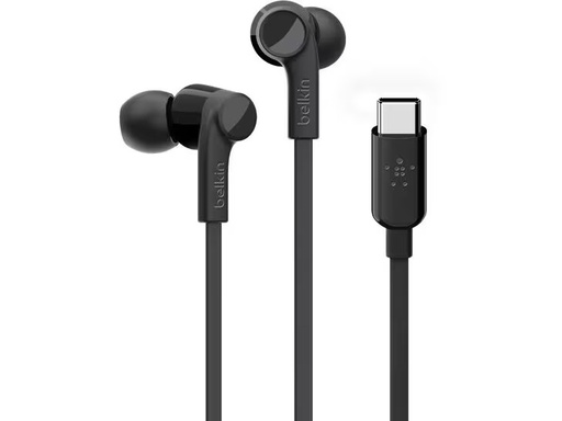 [90319201 1635220] Belkin In-Ear-Kopfhörer Rockstar USB-C Anschluss Schwarz