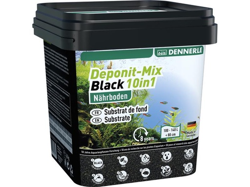 [90319463 1607585] Dennerle Nährboden Deponit-Mix Black 10 in 1, 4.8 kg