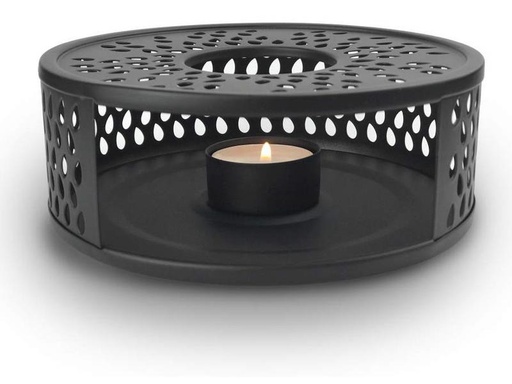 [90319617 1626608] Creano Stövchen Leaf Schwarz