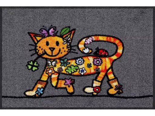 [90319741 1635943] Salonlöwe Fussmatte Funky Cat 50 cm x 75 cm