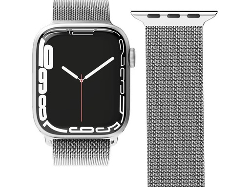 [90319773 1625139] Vonmählen Armband Milanese Loop Apple Watch 42/44/45/49 mm Silver