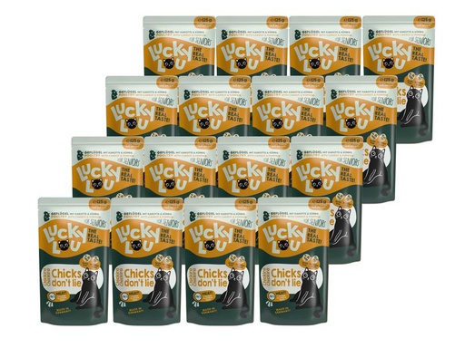 [90319813 1594528] Lucky Lou Nassfutter Lifestage Senior Geflügel, 16 x 125 g