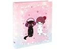 Goldbuch Ordner Music for Cats 8 cm, Rosa