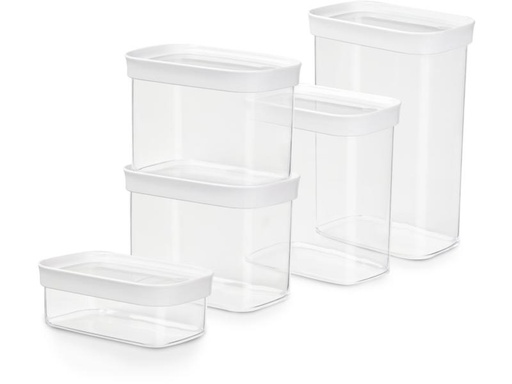 [90319855 1631316] Emsa Vorratsdose Optima 5 Stück, 6.25 l, Transparent