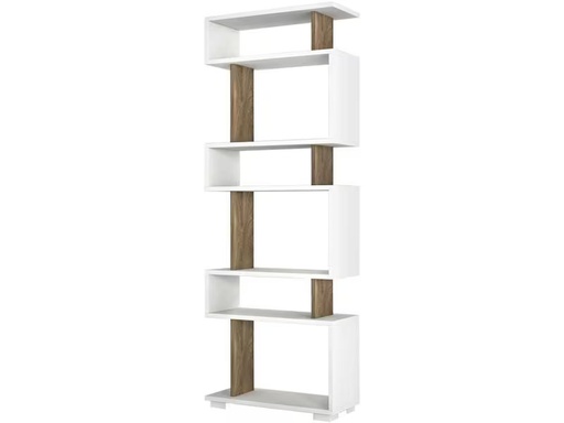 [90319887 1626882] Woody Fashion Regal Blok 60 x 165 x 19.5 cm, Nature/Weiss