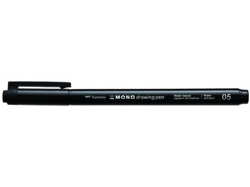 [90319904 1632695] Tombow Filzstift MONO drawing pen 0.45 mm, Schwarz