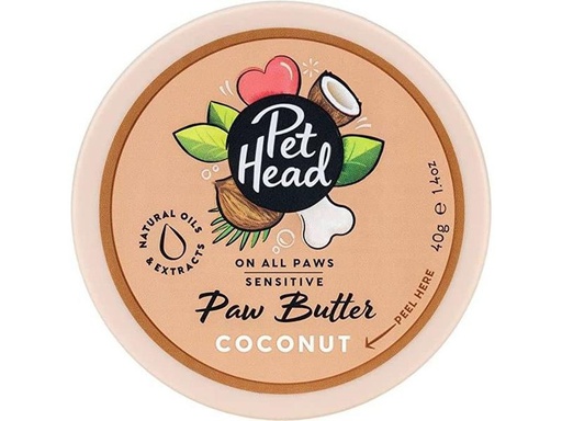 [90319971 1636110] Pet Head Pfotenpflege On All Paws Paw Butter Kokosnuss, 40 ml