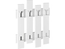 Woody Fashion Garderobenleiste Wave 64 x 79 x 4 cm, Weiss
