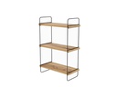 Woody Fashion Wandregal Pulalis 40 x 66 x 20 cm, Braun