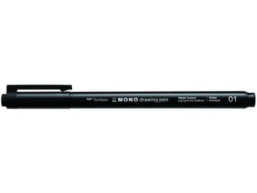 [90320458 1632691] Tombow Fineliner MONO drawing pen 0.25 mm, Schwarz