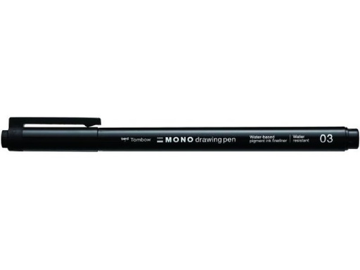 [90320589 1632693] Tombow Fineliner MONO drawing pen 0.35 mm, Schwarz