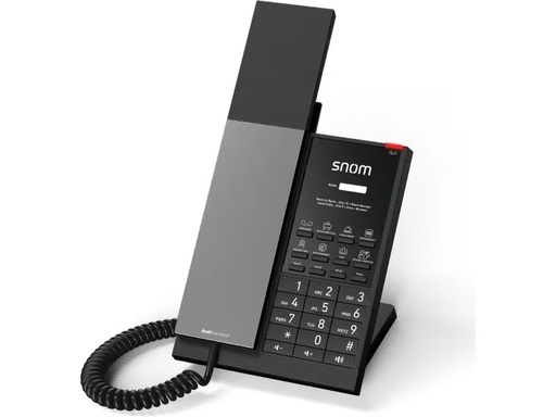 [90320717 1632244] snom Tischtelefon HD350W SIP-Hoteltelefon Schwarz