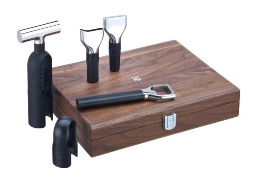 [90052134 766333] WMF Korkenzieher Set, 5-teilig, Walnuss
