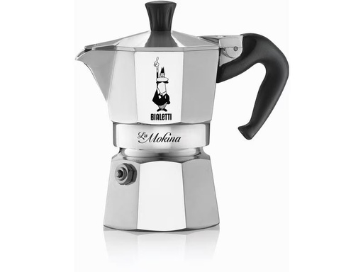 [90321166 1629333] Bialetti Espressokocher La Mokina 0.5 Tassen, Silber