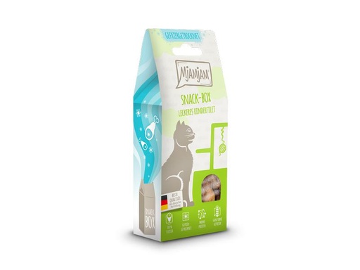 [90321172 1632340] Mjamjam Katzen-Snack Snack Box Rinderfilet, 35 g