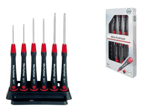 [90052149 374108] Wiha Schraubenzieher-Set PicoFinish Torx 6-teilig
