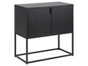 AC Design Kommode Newton 82 x 40 x 80 cm, Schwarz