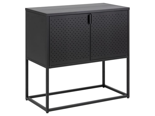 [90321233 1632543] AC Design Kommode Newton 82 x 40 x 80 cm, Schwarz